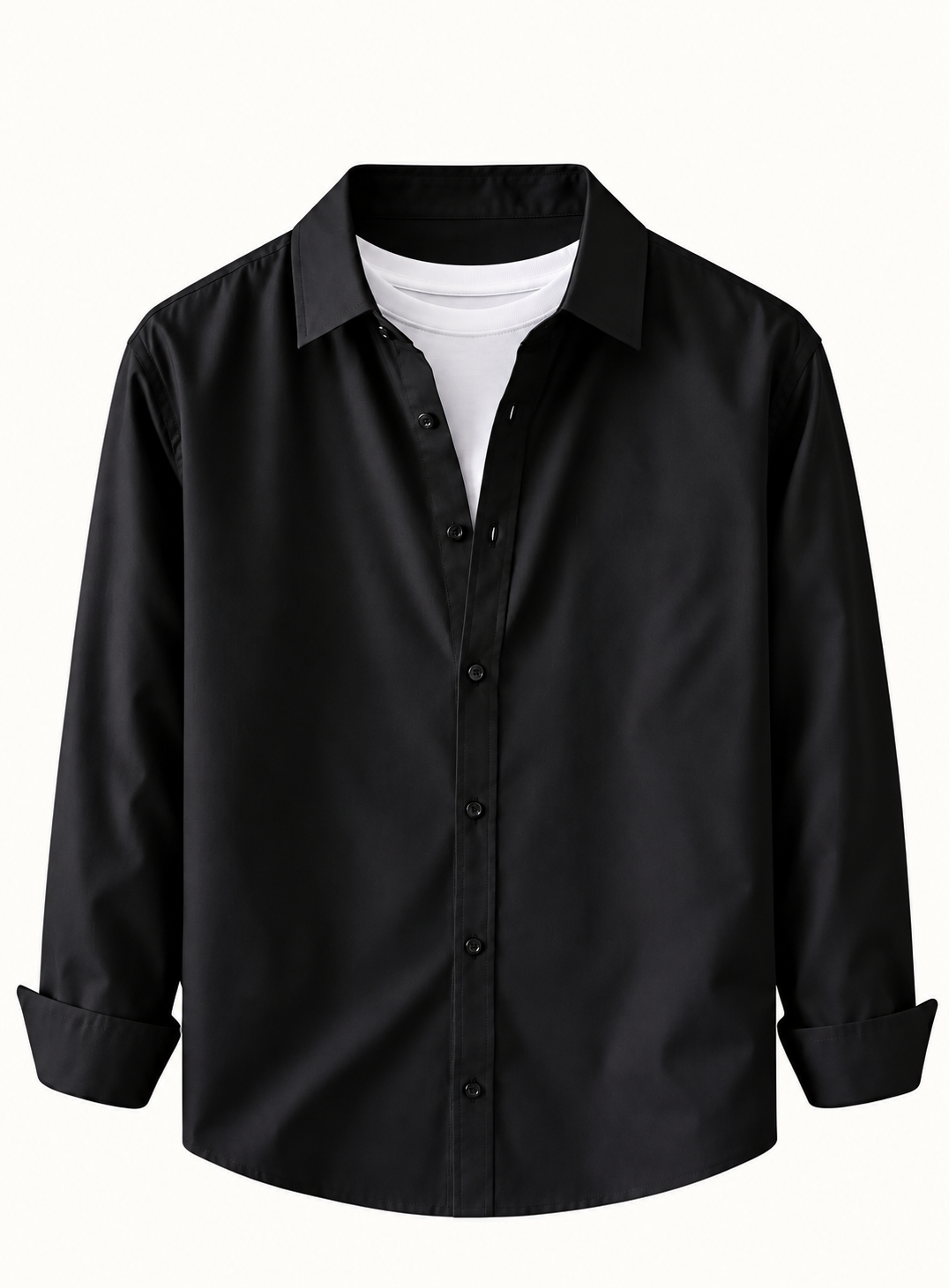 Men's Premium Cotton Blend Casual Shirt Combo of 3 – Black, Grey & Sky Blue