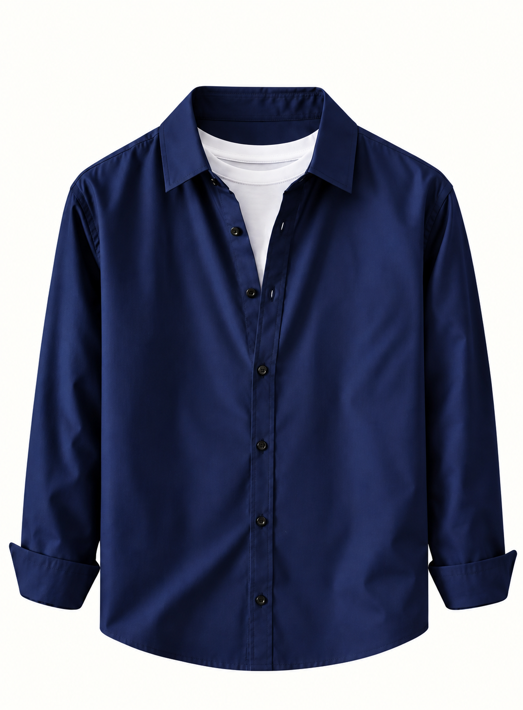 Men's Premium Cotton Blend Casual Shirt Combo of 3 - Navy Blue , Pista & Peach